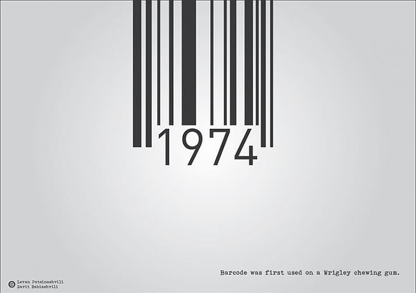 25. Bir paket sakız, dünyada barkodla satılan ilk ürün oldu.