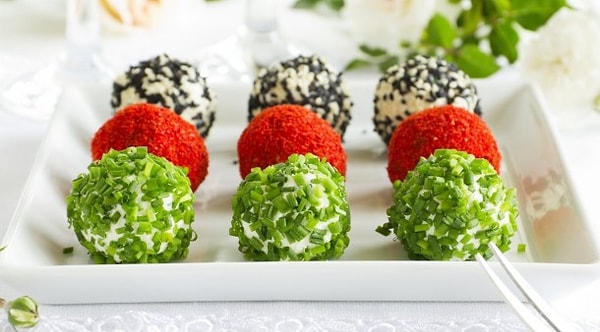 1. Закуска «Разноцветные шарики»