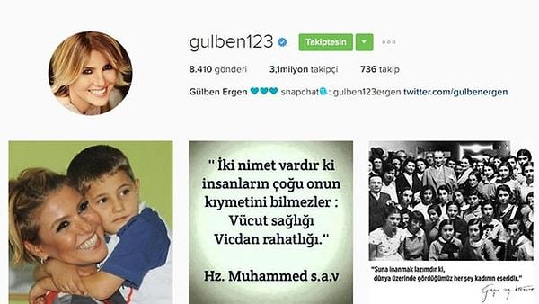 Boşanma kesinleştikten sonra Gülben Ergen, Instagram hesabından "Çelik" olan soyadını da vakit kaybetmeden kaldırdı.