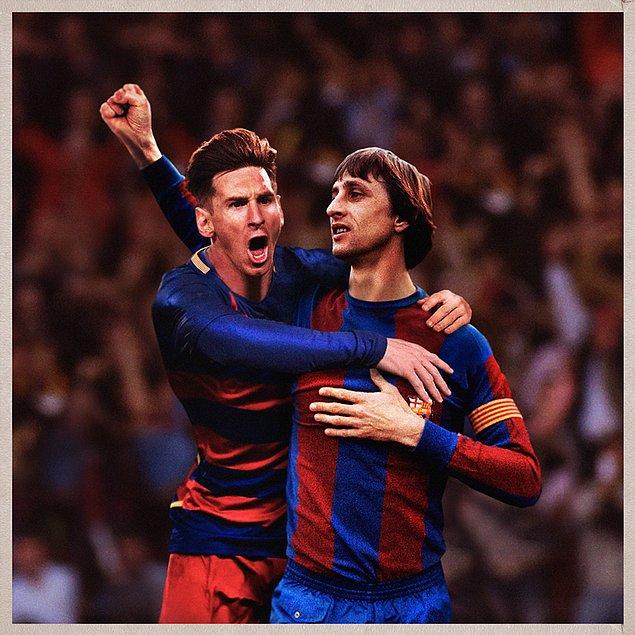 1. Lionel Messi - Johan Cruyff