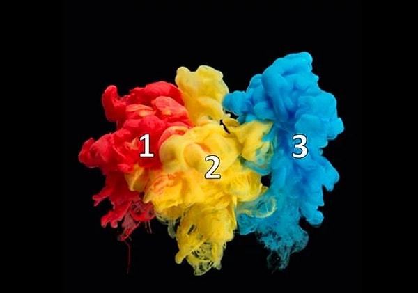 8. Az kaldı! 1 ve 3 numaradaki renkleri karıştırırsak hangi rengi elde ederiz?
