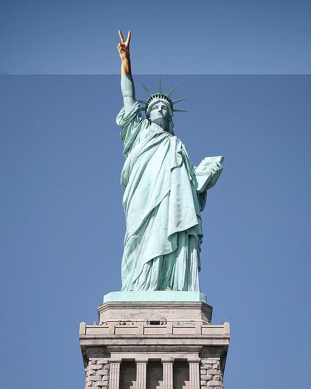 10. Human + Statue of Liberty