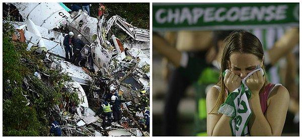 3. 29 Kasım | Final Maçına Giden Chapecoense Takımının Uçağı Düştü: 76 Kişi Hayatını Kaybetti
