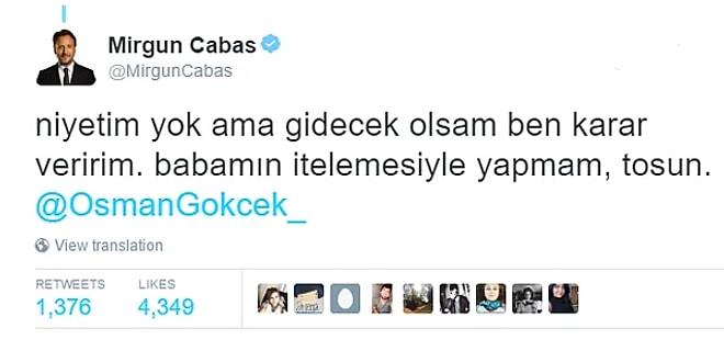Mirgün Cabas'ın Osman Gökçek'e Twitter Üzerinden Verdiği Efsane Ayar