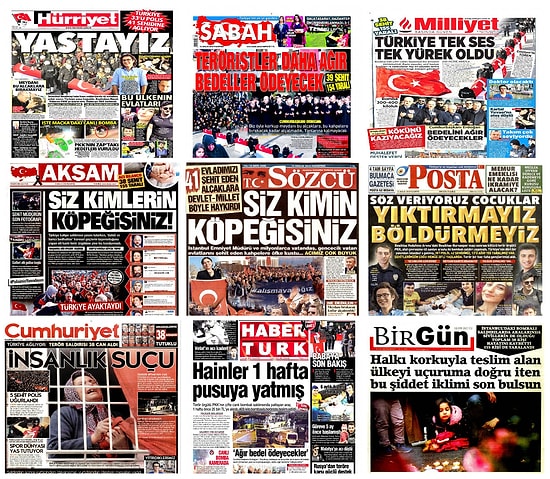 Gazetelerde Bugün | 12 Aralık Pazartesi
