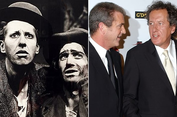 13. Мел Гибсон и Джеффри Раш