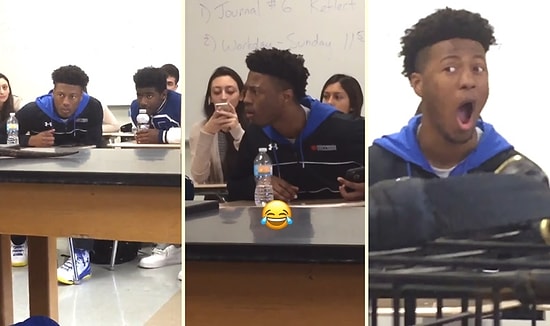 Zooloji Dersinde Öğretmenin Gösterdiği Hayvanlar Karşısında Şekilden Şekle Giren Genç