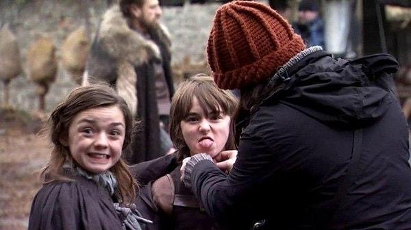 5. Sezon 1'den Arya ve Bran 😍