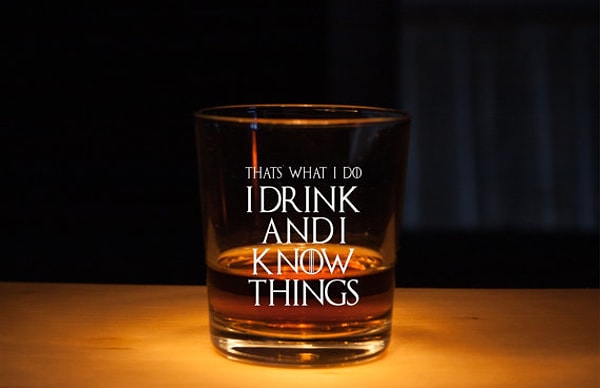 17. Бокал "Это моя работа: пить и все знать"