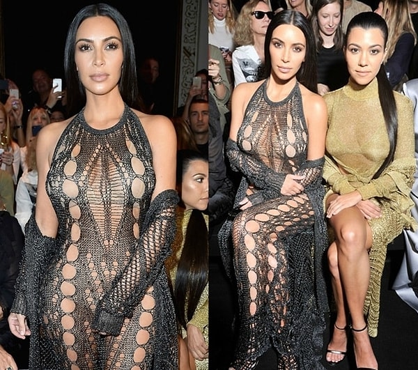 2. Ким Кардашьян на неделе моды в Париже