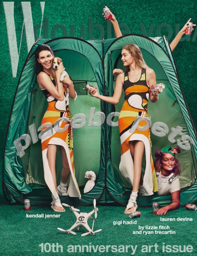 2. Gigi and Kendall had to sacrifice their knee caps at some point!