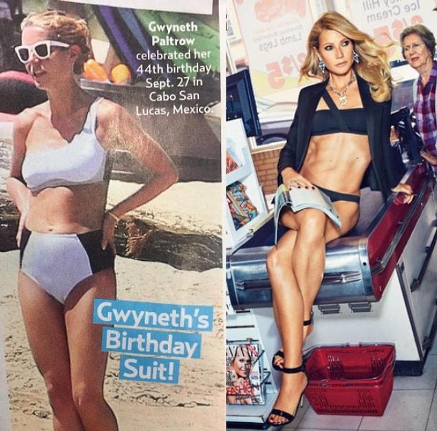 13. Gwenyth IRL vs Gwenyth on the pages of New York Magazine.