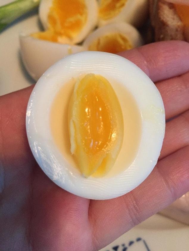 13. Why? What do you see besides a hard-boiled egg?