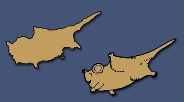 11. Это островное государство изображено в виде веселой мышки.