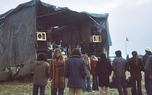 1976 yılındaki Stonehenge Free Festivali