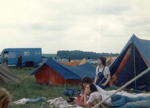 1976 yılındaki Stonehenge Free Festivali