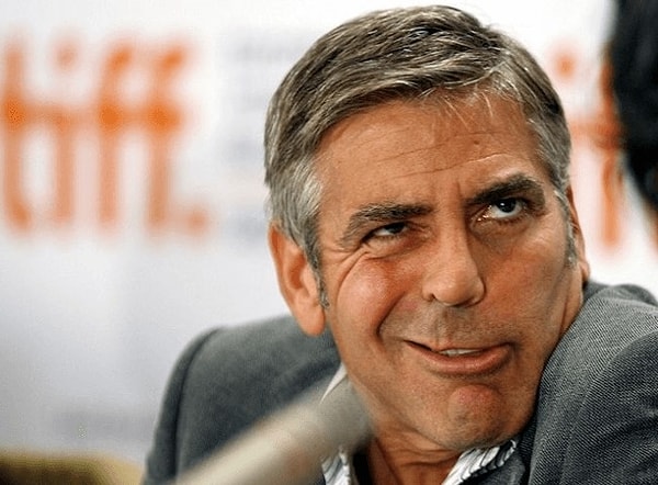 4. Джордж Клуни и его смешное лицо