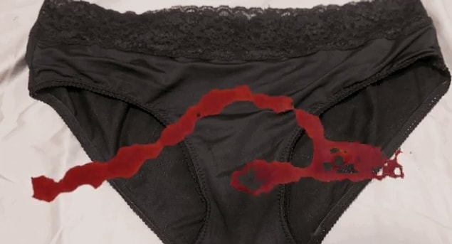 17. When you lose your favorite panties in this war of blood.