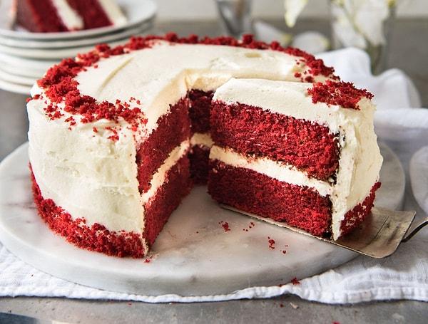 12. Red Velvet Kek (Kırmızı Kadife Kek) neyle yapılıyor sanmıştınız :)