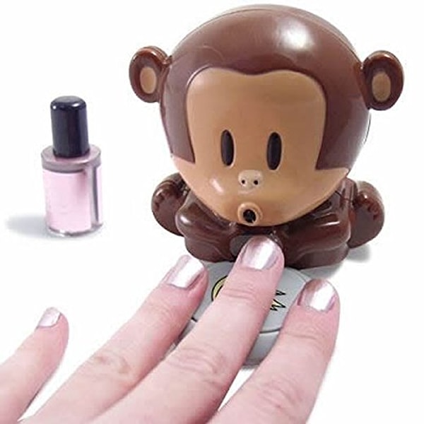 10. Сушилка для ногтей в виде обезьянки
