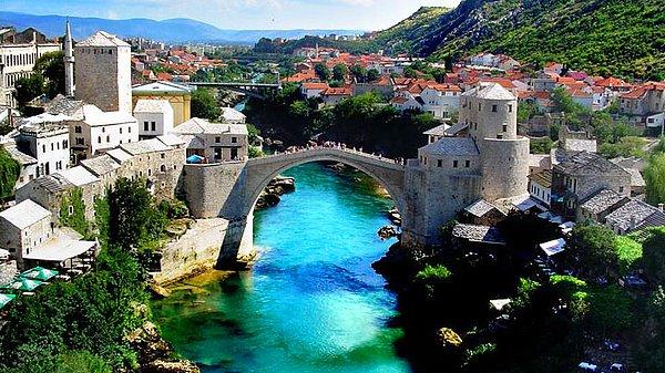 11. Mostar Köprüsü - Mostar Bosna Hersek