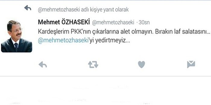 "İnşallah Şehit Olursunuz" Diyen Bakan Twitter'da Yanlışlıkla Kendini Trolledi