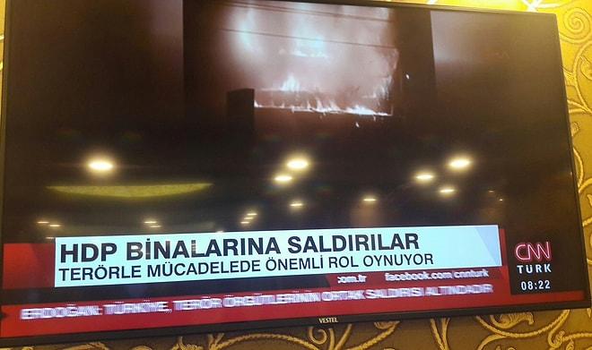 CNN Türk'ten 'HDP Binalarına Saldırı' Haberindeki Alt Başlık İçin Açıklama ve Özür
