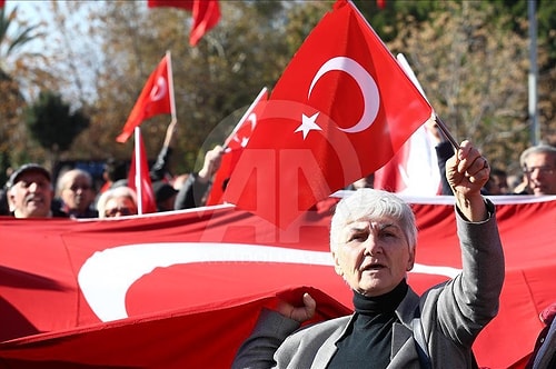Türkiye Teröre Tepki İçin Yürüdü