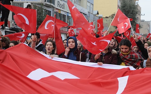 Türkiye Teröre Tepki İçin Yürüdü