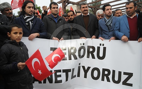 Türkiye Teröre Tepki İçin Yürüdü
