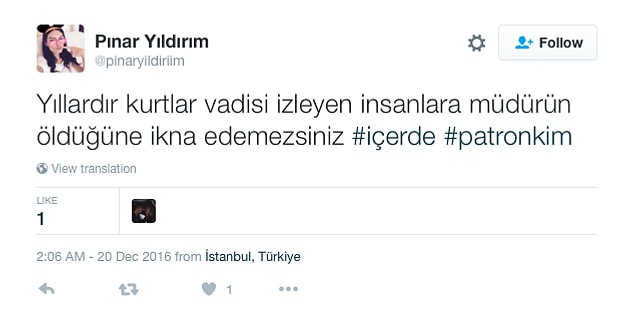 Yüz değiştirip geri gelir en kötü.