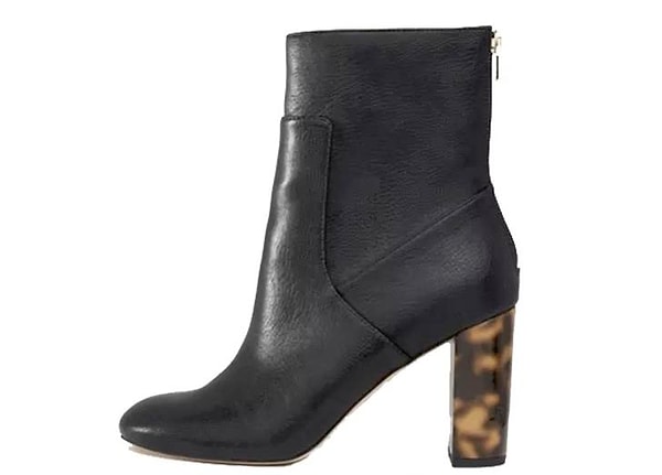 1. Ботильоны с каблуком «под черепаху»