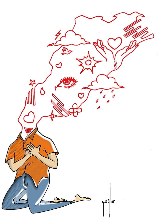 6. "Hala kalbimin, aklımın taa dibindesin."