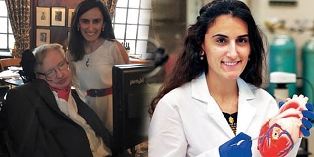 5. 26 Nisan tarihinde, Canan Dağdeviren Harvard Üniversitesi'nde Stephen Hawking ile bir araya geldi!