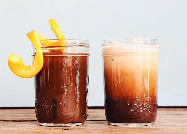 9. Кофе с апельсиновым соком