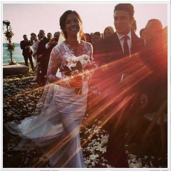 18. Но сердце Морган, увы, больше несвободно. В 2014 году девушка вышла замуж за футболиста Сервандо Карраско.