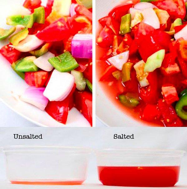 5. Salataların daha uzun ömürlü olması için yapmanız gereken çok basit...