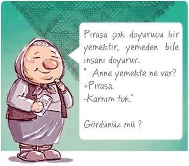 3. Onun yaptığı bir yemeği haşa beğenmemezlik ya da sevmemezlik yapmak haddinize değildir.