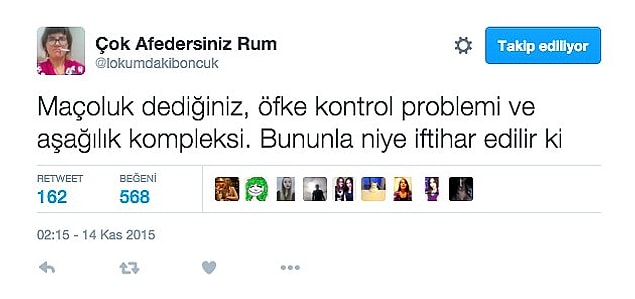 7. Ben erkeğim yaparım, sen kadınsın yapamazsın diyen kendini bir şeyler sanan erkek