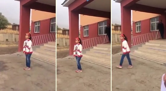 29 Ekim Şiirini Unutunca Kendisine Gülen Arkadaşlarına Bela Okuyan Kız