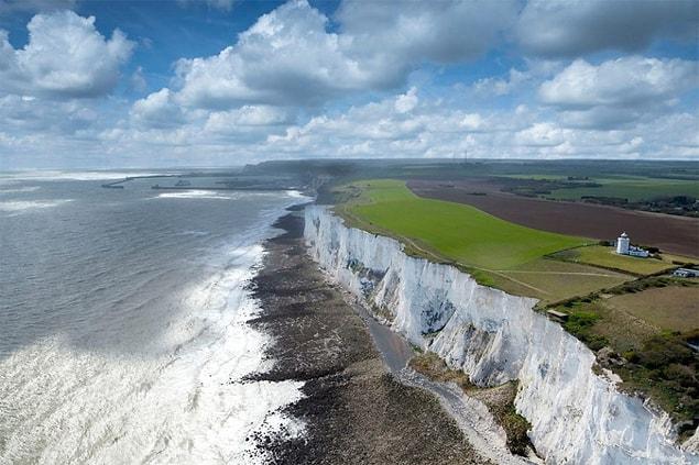 8. The white cliffs of Dover, England