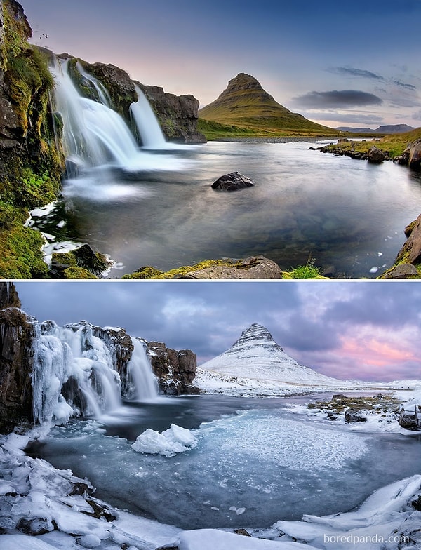 13. Kirkjufell Havuzu, İzlanda