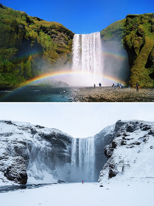 21. Skógafoss Şelalesi, İzlanda