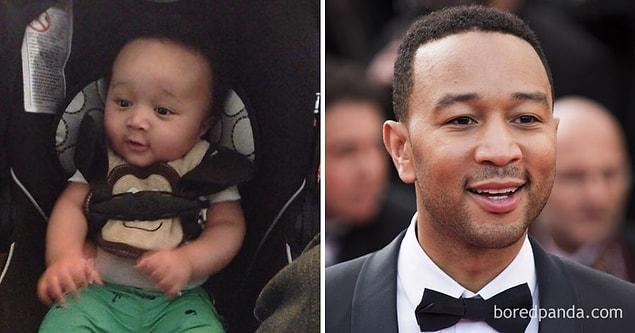 4. If John Legend had a son, he couldn't look more like him than this one does.