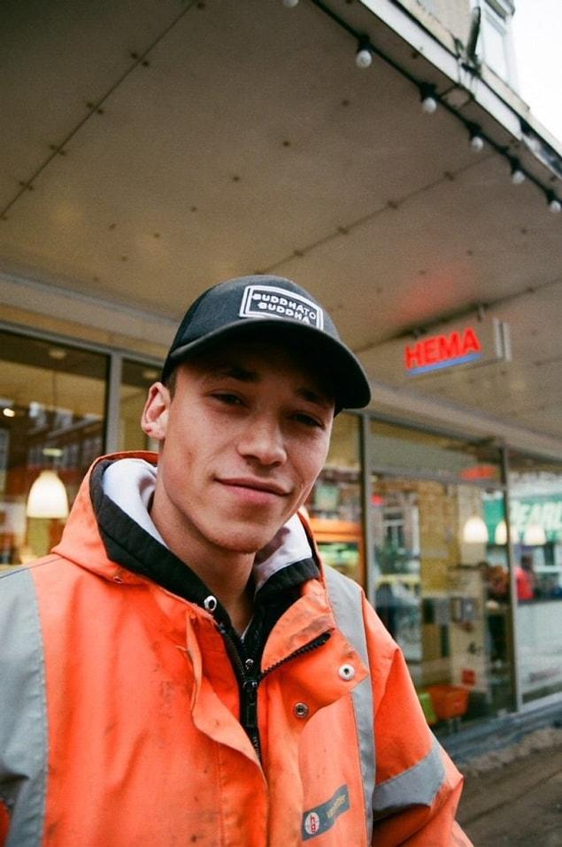 This cute dude in the photo is Nicky Libert. He lives in the Netherlands. He is 26 and is a construction worker.