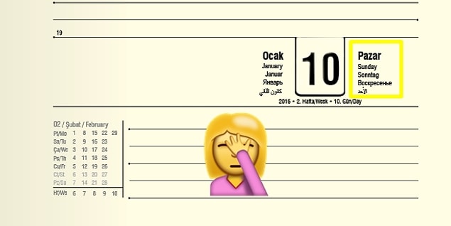 12. Ölüp bittiğin o güzelim günlüklerin, ajandaların hafta sonuna ayrılan bölümleri çok küçük gelir. 😑😒