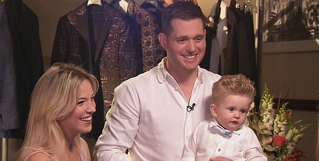 Майкл Бубле и Луисана Лопилато получили в этом году самый лучший рождественский подарок