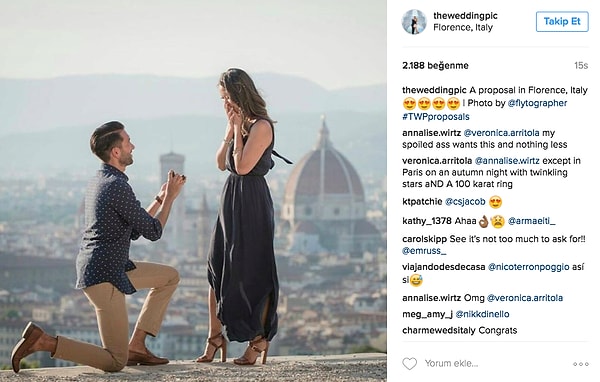 4. Интересно, кому из наших читательниц тоже посчастливилось сказать "Да!" в прекрасном итальянском городе Флоренция?