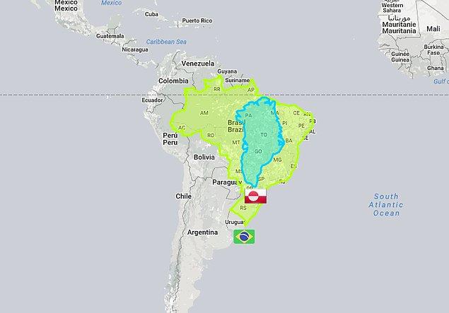 4. Grönland ve Brezilya