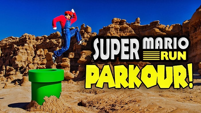 Gerçek Hayata Uyarlanan Heyecan Dolu Super Mario Run Parkuru